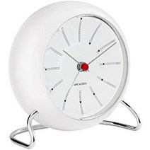 아르네야콥센 Arne Jacobsen 탁상시계 Banker in 화이트, 기본