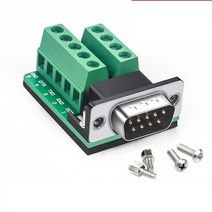 D-SUB 케이블2M D-SUB 케이블 DB9 커넥터 납땜없는 D-SUB RS232 RS485 RS422 9 핀 플러그 전송없는 수컷 암 브레이크 아웃 터미널 어댑터, [08] M
