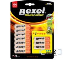 벡셀 메가볼트 알카라인 건전지 AA (1.5V) 10알(1카드) LR6