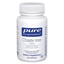 PURE ENCAPSULATIONS 퓨어 인캡슐레이션 순결한 나무바이텍스 보충제는 건강한 월경 주기 지속 시간과 흐, 120 카운트 팩 1개, 단색