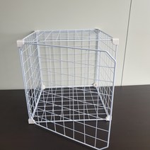 diy 조립식철망 정리함 애견울타리, 화이트철망도어