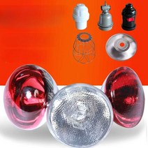 돼지 할로겐 전기온풍기 적외선 미니히터 단열 기구, 5 두꺼운 광택 100W