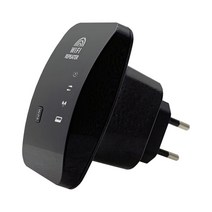 무선 라우터 공유기 무선 Wifi 중계기 300Mbps 범위 확장기 네트워크 증폭기 신호 부스터 Repetidor 액세스, 02 Black_01 EU 플러그