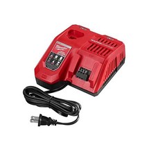 밀워키 48591808 M12 M18 12볼트18볼트 리튬 이온 다전압 급속 배터리 충전기 비소매 포장