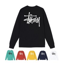 스투시 기본 베이직 로고 그래픽 긴팔 티셔츠 5색상