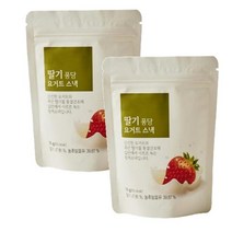 올가 사무실간식 탕비실 어린이집 영양간식 주전부리 군것질 딸기 퐁당 요거트스낵 16g, 2개