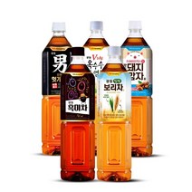 광동 차음료 1.5L 2종 12pet 골라담기 옥수수수염차 헛개차 흑미차 밀싹보리차 돼지감자차, 헛개차 1.5L 6입_흑미차 1.5L 6입