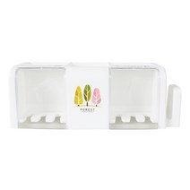 포스아트 포레스트 벽걸이 칫솔걸이 대(0853) DD 칫솔꽂이 홀더, 1개