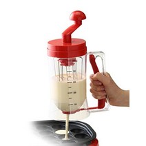 후지 인 가루 떠 기 야키 가루 떠 명인 900ml 저어 기 레버를 당기는 것만으로 쏟을 타코야끼 만들기 팬케이크 만들기 간단한 요리 F8639 1 개 입