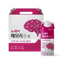 웰라이프 영양보충 대상웰라이프 뉴케어 메모리수 160ml (20팩) 고단백 간식 노인식 영양균형식 체중조절, 3set