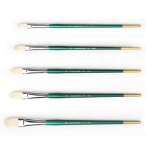화홍 808F 유화붓 (평붓) 천연모 14-30호 유화 아크릴화 겸용 회화붓, 30호(54324)