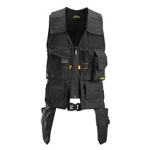 스니커즈 워크웨어 올라운드 작업 공구 조끼 XXL 블랙, X-Large