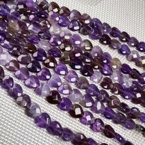 [케이로] 148545 천연 돌 페르시 하트 모양면 처리 된 크리스탈 Semifinished 루즈 비즈 보석 만들기 DIY 목걸이 팔찌 액세서리