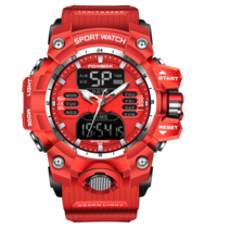 FOXBOX 전자실리콘밴드시계 스포츠 방수워치 남성 패션 쿼츠손목시계 FB0029