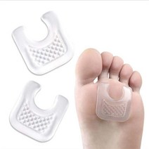 발바닥 티눈 밴드 약 제거 2pcs 발가락 보호대 u-형 젤 굳은살 패드 방수 발 보호대 스티커 재사용 가능한 굳은살 쿠션 마찰 감소