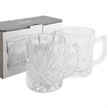 아트 머그세트(2P 유리컵 크리스탈 퓨어 250ml) 세미, 상세페이지 참조