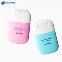 향기나 케리케어 구강청결제 휴대용 스프레이 구취제거 구강케어 입냄새 악취제거 D, 스피아민트(핑크)