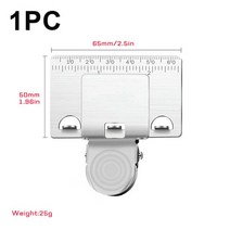 측량레벨기 12PCS 미니 테이프 측정 로케이터 금속 클립 홀더 휴대용 목공 정확한 찾습니다 도구, 01 1PC