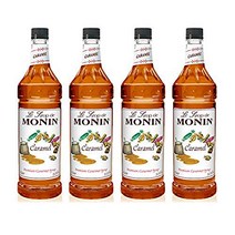 Monin - Caramel Syrup Rich and Buttery Great for Desserts Coffee and Cocktails Gluten-Free Non, 1