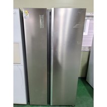 [중고]삼성지펠 메탈 화이트 양문형 냉장고 디스플레이어 푸드쇼케이스 800리터급, 830리터