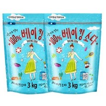 엄마의선택 베이킹소다, 3kg, 2개