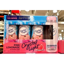 크리스탈라이트 핑크 레몬 에이드 분말 총 246그램 [ 13.7G X 6스틱 (82그램 * 3통) ] 1세트 / CRYSTAL LIGHT PINK LEMONADE, 한 세트