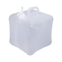 10/20L 프리미엄 접을 수 있는 물통 BPA 음식 급료 야영 저장 없음, 하얀, 수도꼭지가있는 10L, LDPE 고압 폴리에틸렌