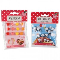 피크닉 포크 소풍포크 과일꽂이 하트포크 동물포크 팬더포크, 팬더 피크닉 피크