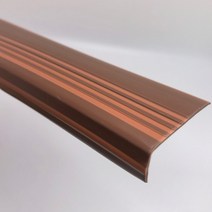 계단논슬립 장판 마감재 논슬립 현관 바닥 미끄럼방지, 폭4cm x 길이180cm, 밤색