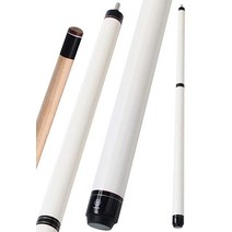 Collapsar 헤비 히터 점프 브레이크 풀 큐 3피스 14mm 페놀 팁 21/23온스 당구 스틱 460591, 23 Ounce_White, White_23 Ounce