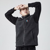 밀레 밀레 _역시즌_특가 남성 뽀글이 조끼