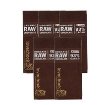 러브초크 로우 초콜릿 비건 93프로 카카오 70gr 8개 Lovechock Chocolate Vegano Puro 93, 5팩