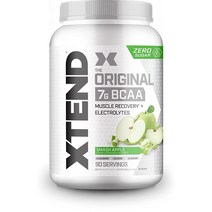 엑스텐드 BCAA 파우더 스매시 애플 에너지 부스터, 30 회분 1개, Smash Apple