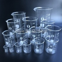 측량장비 붕규산 3000 유리 비커 5-3.3 ml 실험실 고온 저항 비커 측정 유리 컵 실험실 장비, 06 150mL