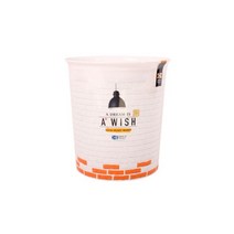특종 위시오픈휴지통5L 소(색상램덤) (쓰레기통/화장실/뚜껑없는/욕실/야외용/실내용/방/거실/다용도휴지통/휴지통/청소용품/건강/생활 추천)