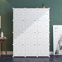 디작소 심플 DIY 선반 옷장(111x147cm) 조립식 옷장 수납장, 선택완료