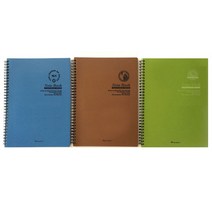 영그린 트윈링노트 PP 5000 (16절/100g/124매), 랜덤발송