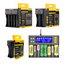 KDsafe 리토칼라 18650 26650 AA AAA 배터리 건전지 만능 충전기 1구, 8구 만능 디지털 배터리충전기