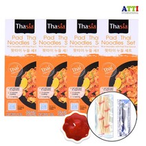 타이시아 타이시아 팟타이 누들 세트 145g X 4입, 단일옵션