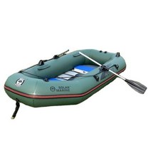 바다고무보트 3 인 PVC 풍선 로잉 보트, Army Green