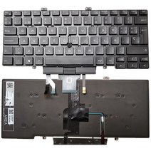 고품질스페인어 새 키보드 DELL Latitude 5400 5401 5410 5411 2019 노트북 096W5X 포인터가있는 백라이트, 한개옵션0, 한개옵션1, 한개옵션2