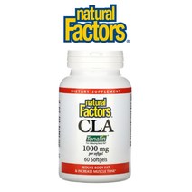 내추럴팩터스 토날린 CLA 씨엘에이 공액리놀레산 1000mg 홍화유 60소프트젤