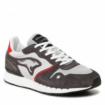 스니커즈 운동화 KangaRoos Coil Rx 47291 000 2018 스틸 그레이 회색K 레드