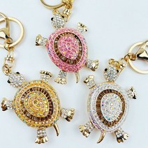 반전 하트 아기 거북이 키링 3color.다주소