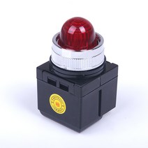 기전코리아 표시등 파이롯트램프 KJ-202-2 25파이 적색 AC220V 램프 6.3V, 2-25파이-적색/544525