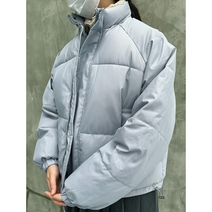 [루이너프] 남녀공용 웰론 푸퍼 가벼운 오버핏 하이퀄리티 푹신 숏패딩(3color 필수소장 데일리템)