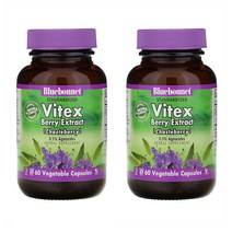 Bluebonnet Nutrition Vitex Berry Extract 블루보넷 바이텍스 베리 추출물 60캡슐 2개