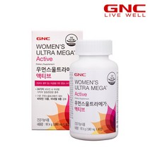 [GNC] 우먼스 울트라메가 액티브 (90정) 45일분, 단품, 단품