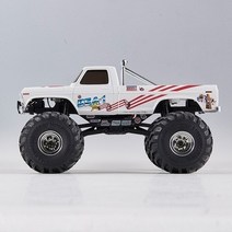 rc자동차 Fms-새로운 도착 Fcx24 맥스 스매셔 Rc 자동차 픽업 트럭 등반 차량 전기 4wd 장난감 소년 선물, 01 White