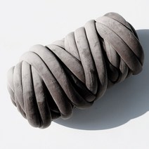 자이언트얀 망고실 가방 뜨개실, 벨벳라인_ 실버 그레이 1kg, 1개